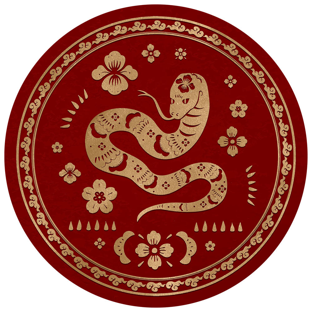 Classic Chinese Lunar New Year 2025 Sticker Labels