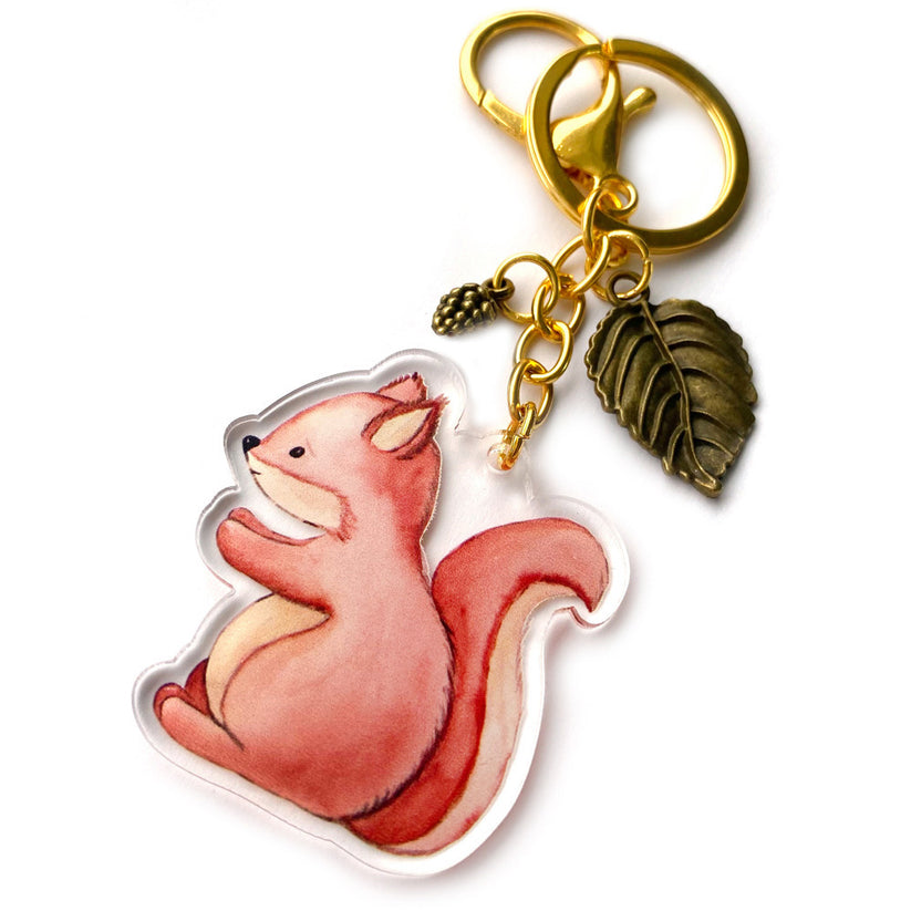 Cute Squirrel Keychain – Adore By Nat Party Decorations