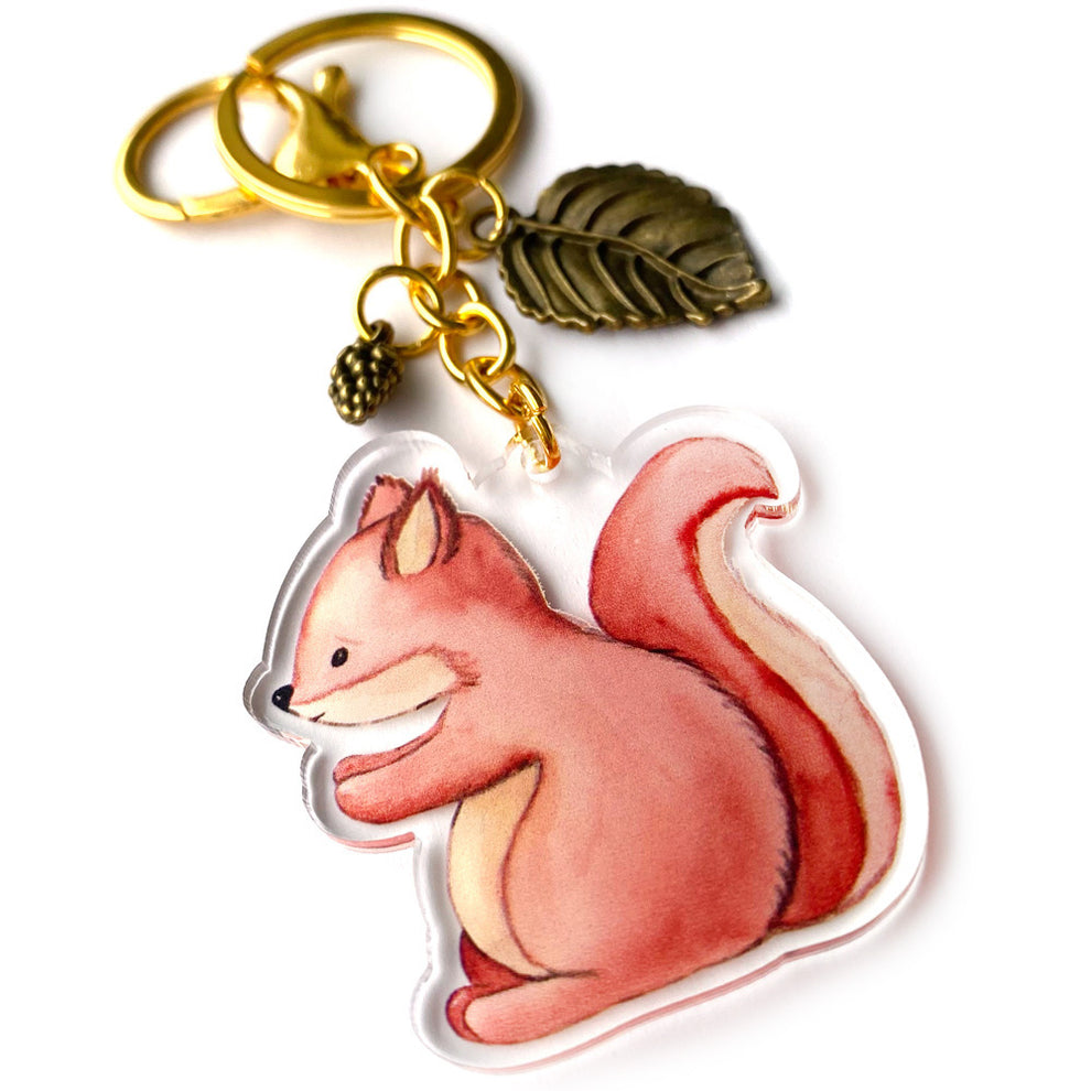 Cute Squirrel Keychain – Adore By Nat Party Decorations