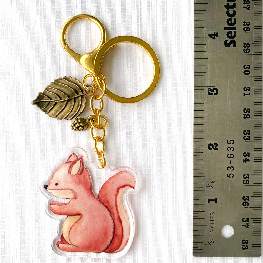 Cute Squirrel Keychain – Adore By Nat Party Decorations
