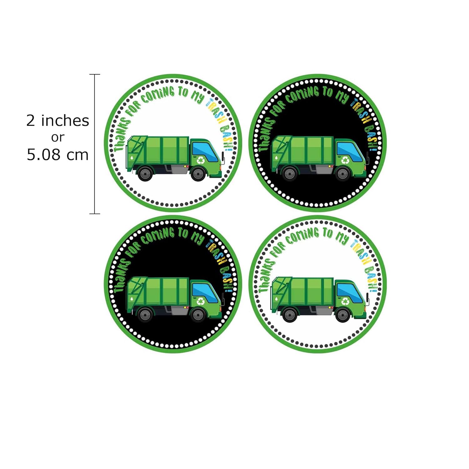 Garbage Truck Thank You Sticker Labels Adore By Nat Party Decorations garbage-truck-thank-you-sticker-labels-adore-by-nat-party-decorations