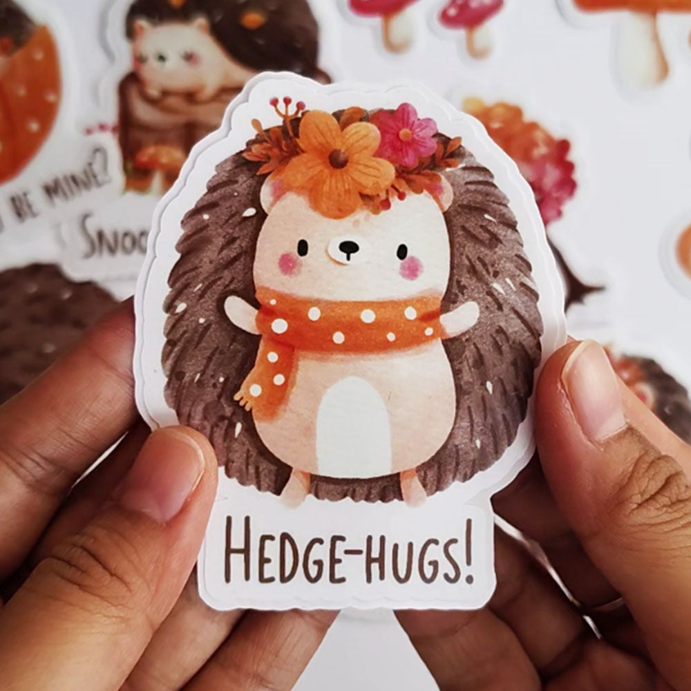 Hedgehog Vinyl Sticker Collection - Series 1 – Adore By Nat Party ...