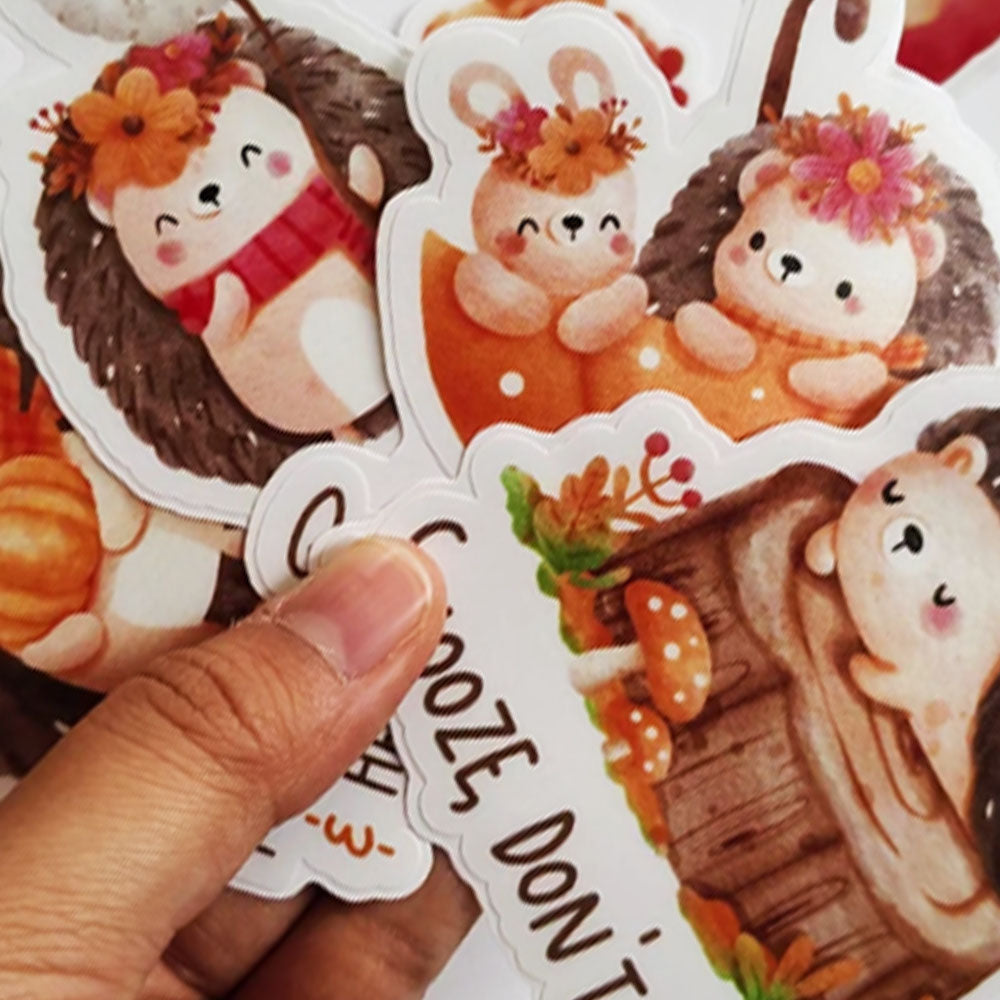 Hedgehog Vinyl Sticker Collection - Series 2