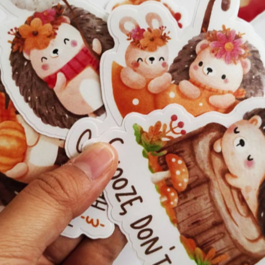 Hedgehog Vinyl Sticker Collection - Series 2