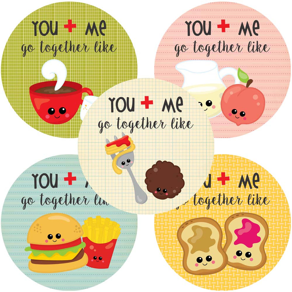 Perfect Partner Sticker You and Me Perfect Pair Valentines Sticker Labels – Adore By Nat Party ...