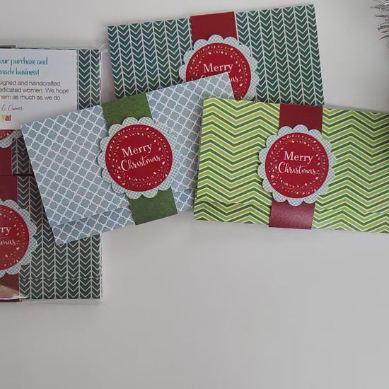 Christmas Holiday Gift Card or Money Holders - Set of 10 by Adore By Nat