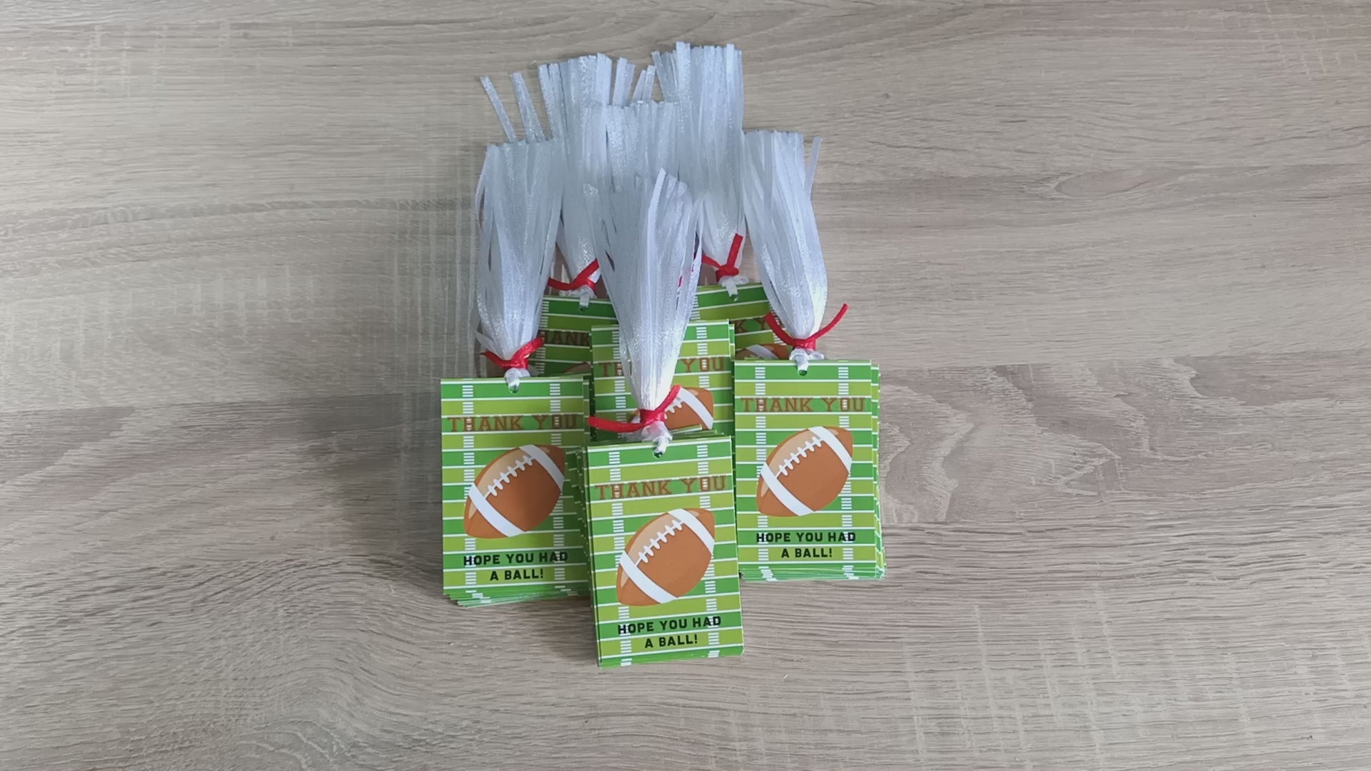 Football Game Thank You Favor Tags by Adore By Nat