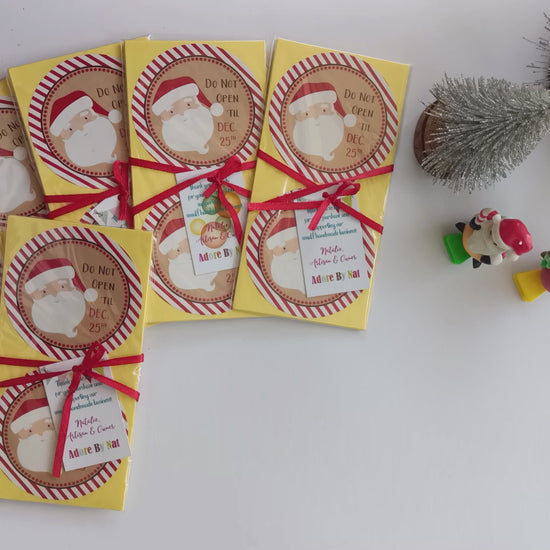Do Not Open Til December 25 Christmas Stickers by Adore By Nat