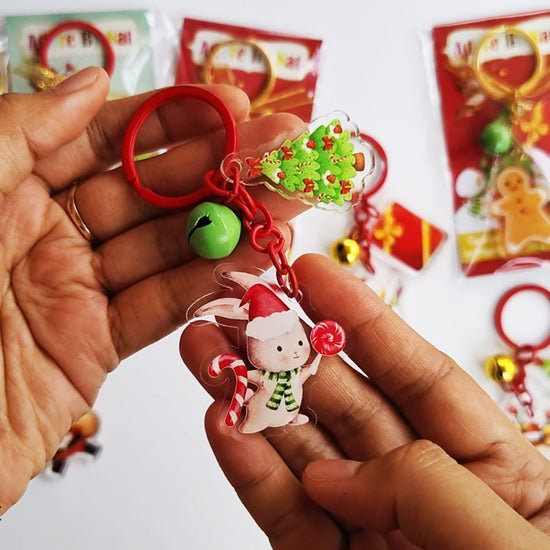 Christmas Holiday Keychain by Adore By Nat