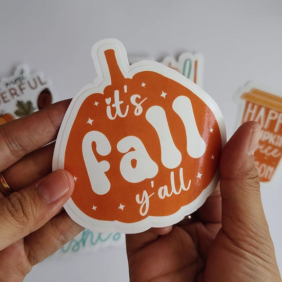 Autumn/Fall Vinyl Sticker Collection – Adore By Nat Party Decorations