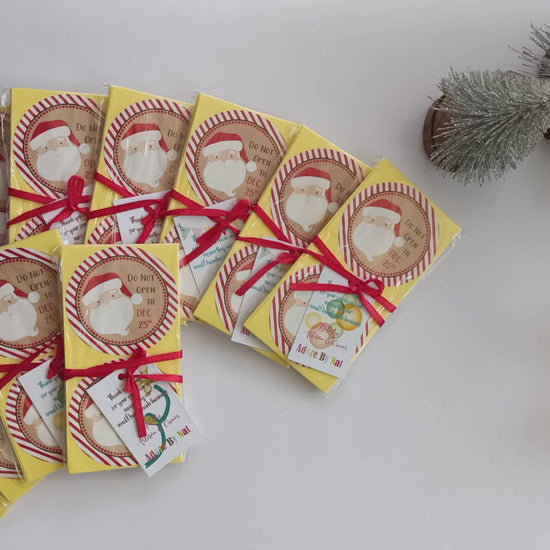 Do Not Open Til December 25 Christmas Stickers  - 2 inches Labels by Adore By Nat