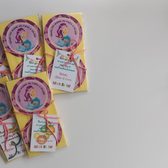 Mermaid Thank You Sticker Labels by Adore By Nat